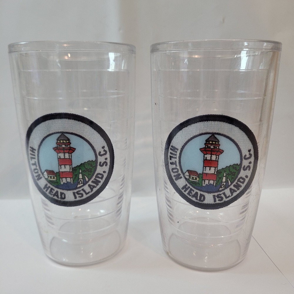 Tervis Tumbler Set of 2 Hilton Head Island Lighthouse Insulated 16oz Cups